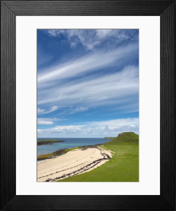 Framed Print : UK, Scotland, Isle of Skye, Claigan, Loch Dunvegan, Coral Beach Framed Print : UK, Scotland, Isle of Skye, Claigan, Loch Dunvegan, Coral Beach
