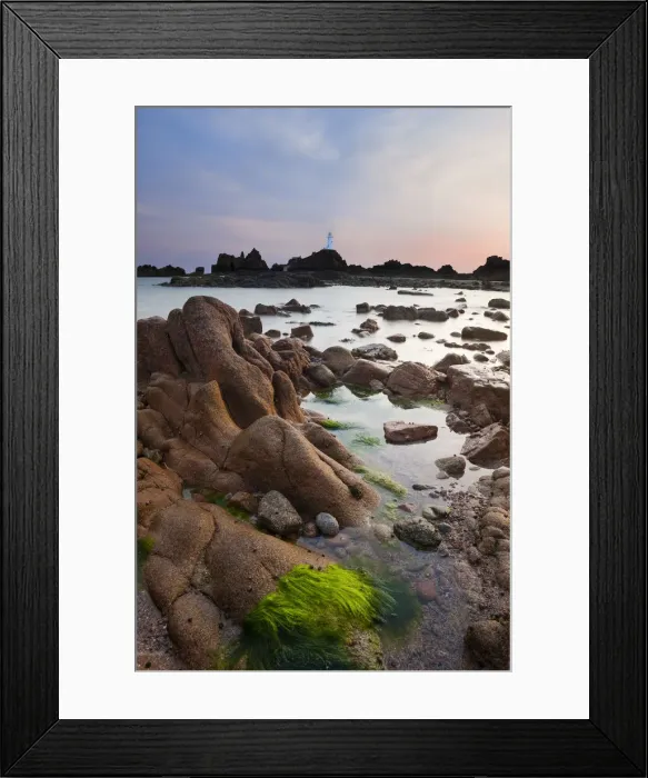 Framed Print : Corbiere Lighthouse, Jersey, Channel Islands, UK Framed Print : Corbiere Lighthouse, Jersey, Channel Islands, UK