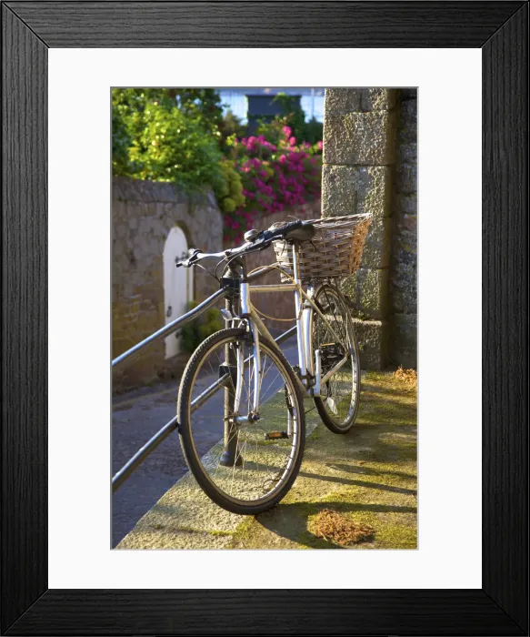 Framed Print : Bicycle, Jersey, Channel Islands Framed Print : Bicycle, Jersey, Channel Islands