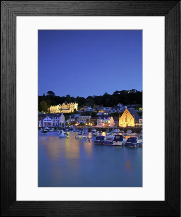 Framed Print : St. Aubins Harbour at Dusk, St. Aubin, Jersey, Channel Islands Framed Print : St. Aubins Harbour at Dusk, St. Aubin, Jersey, Channel Islands