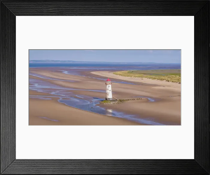 Framed Print : UK, Wales, Flintshire, Talacre, Point of Ayr, Talacre Beach, Point of Ayr Lighthouse Framed Print : UK, Wales, Flintshire, Talacre, Point of Ayr, Talacre Beach, Point of Ayr Lighthouse