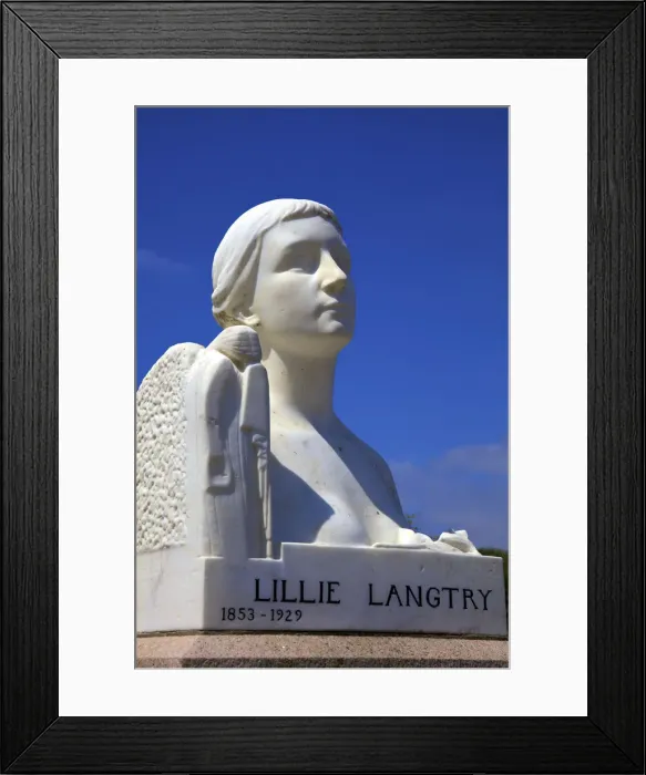 Framed Print : Lillie Langtrys Gravestone, Saint Saviours, Jersey, Channel Islands Framed Print : Lillie Langtrys Gravestone, Saint Saviours, Jersey, Channel Islands