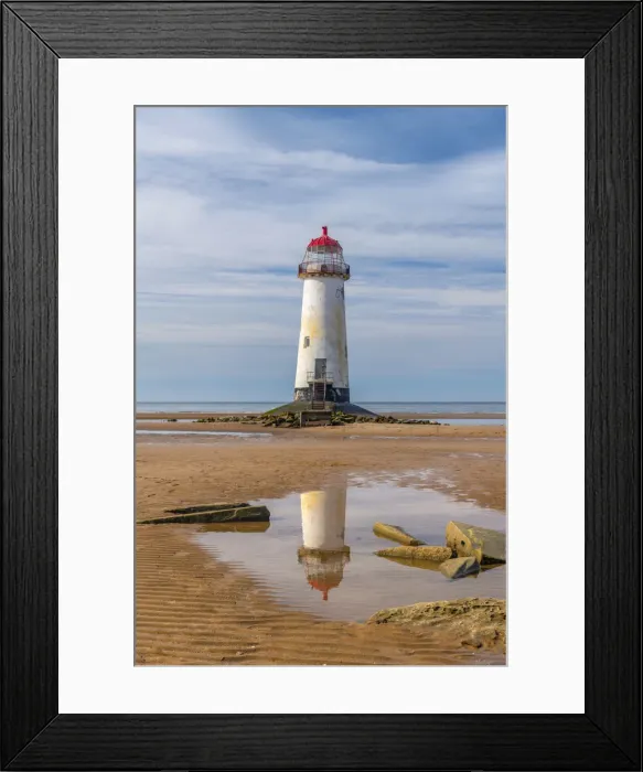 Framed Print : UK, Wales, Flintshire, Talacre, Point of Ayr, Talacre Beach, Point of Ayr Lighthouse Framed Print : UK, Wales, Flintshire, Talacre, Point of Ayr, Talacre Beach, Point of Ayr Lighthouse