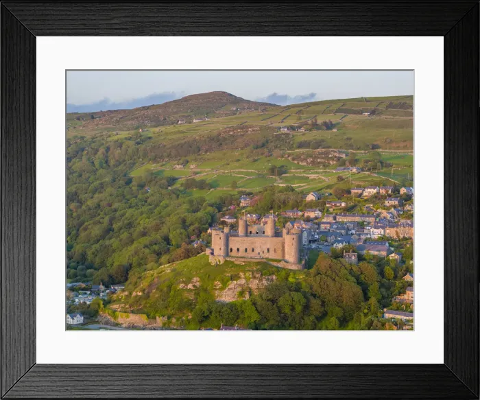 Framed Print : UK, Wales, Gwynedd, Harlech, Harlech Castle Framed Print : UK, Wales, Gwynedd, Harlech, Harlech Castle