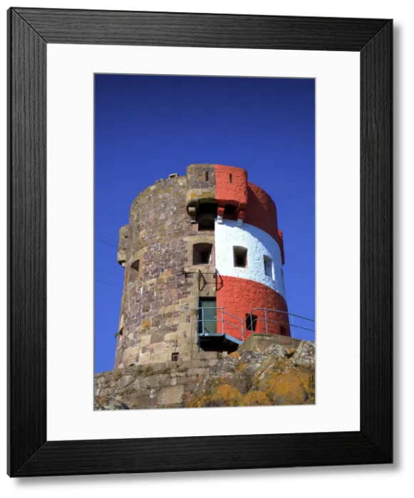 Framed Print : Archirondel Tower, St. Catherines Bay, Jersey, Channel Islands Framed Print : Archirondel Tower, St. Catherines Bay, Jersey, Channel Islands