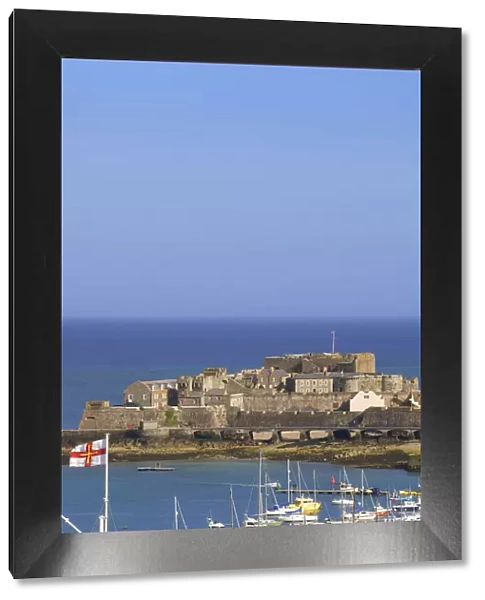 Castle Cornet And The Harbour, St. Peter Port, Guernsey, Channel Islands