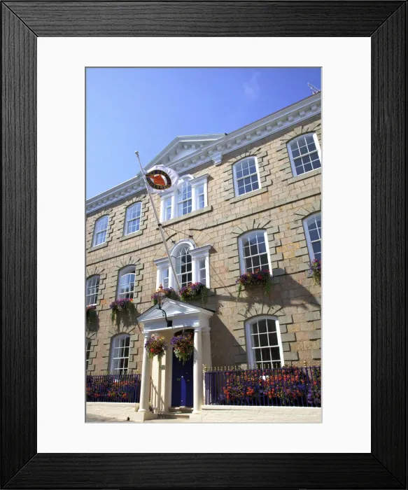 Framed Print : Government Office, St. Peter Port, Guernsey, Channel Islands Framed Print : Government Office, St. Peter Port, Guernsey, Channel Islands