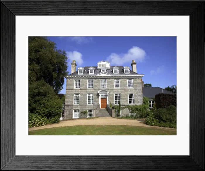 Framed Print : Sausmarez Manor, St. Martins, Guernsey, Channel Islands Framed Print : Sausmarez Manor, St. Martins, Guernsey, Channel Islands