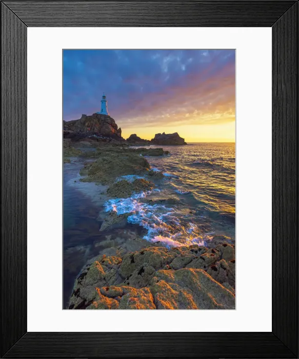 Framed Print : United Kingdom, Channel Islands, Jersey, Corbiere Lighthouse Framed Print : United Kingdom, Channel Islands, Jersey, Corbiere Lighthouse