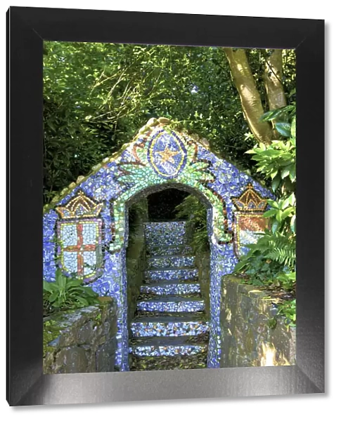 Entrance To The Garden Of The Little Chapel, Saint Andrew, Guernsey, Channel Islands