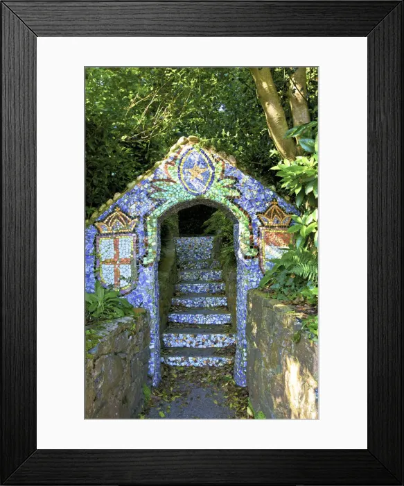 Framed Print : Entrance To The Garden Of The Little Chapel, Saint Andrew, Guernsey, Channel Islands Framed Print : Entrance To The Garden Of The Little Chapel, Saint Andrew, Guernsey, Channel Islands
