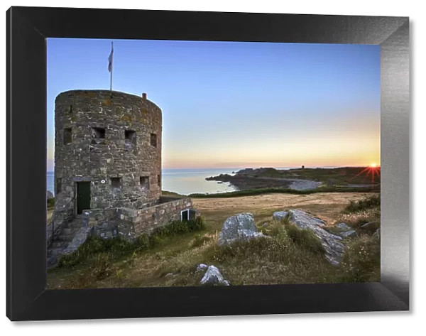 Sunrise At Martello Tower No 5, L Ancresse Bay, Guernsey, Channel Islands