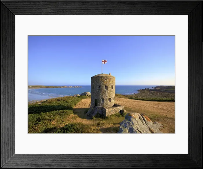 Framed Print : Martello Tower No 5, L Ancresse Bay, Guernsey, Channel Islands Framed Print : Martello Tower No 5, L Ancresse Bay, Guernsey, Channel Islands