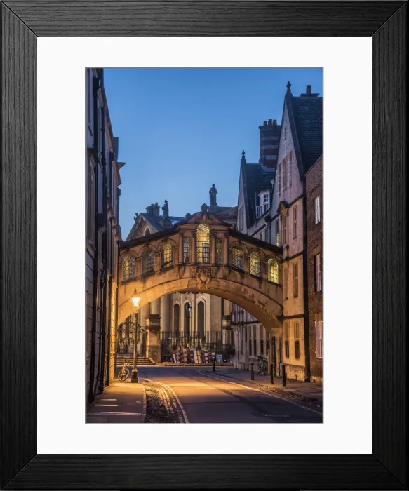 Framed Print : UK, England, Oxfordshire, Oxford, New College Lane, Hertford College, Bridge of Sighs Framed Print : UK, England, Oxfordshire, Oxford, New College Lane, Hertford College, Bridge of Sighs