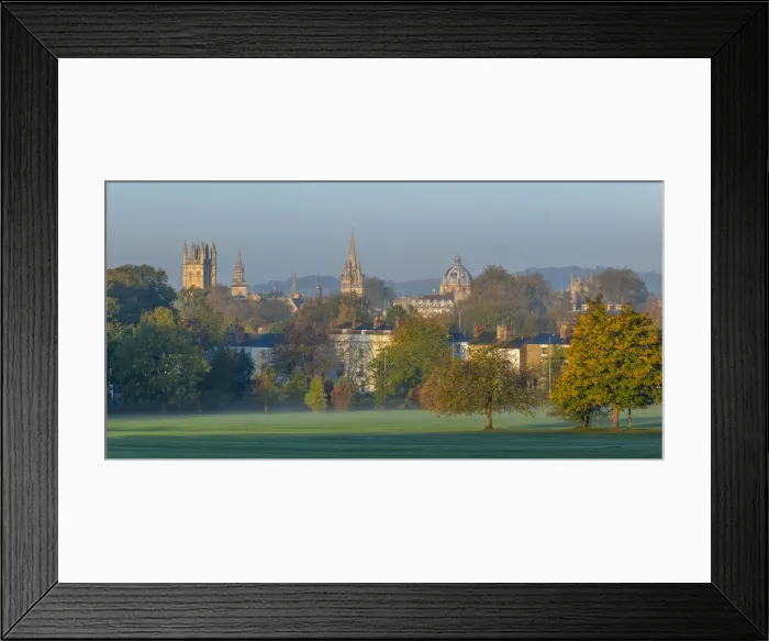 Framed Print : UK, England, Oxfordshire, Oxford, City skyline from South Park Framed Print : UK, England, Oxfordshire, Oxford, City skyline from South Park