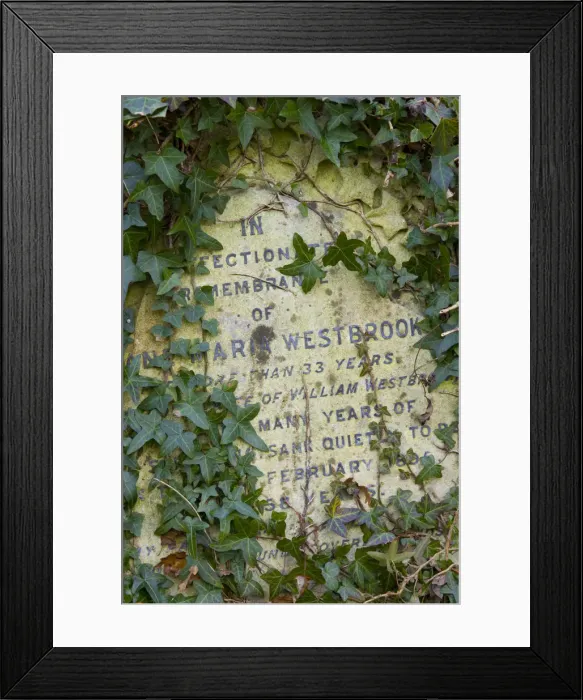 Framed Print : Highgate Cemetery, London, England Framed Print : Highgate Cemetery, London, England