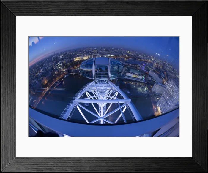 Framed Print : London Eye / Millennium Wheel, London, England Framed Print : London Eye / Millennium Wheel, London, England