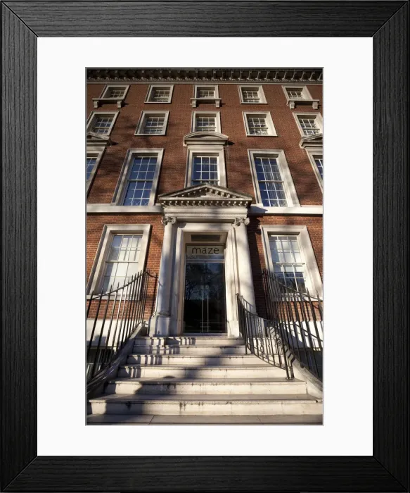 Framed Print : Maze Restaurant, Grosvenor Square, Mayfair, London, England Framed Print : Maze Restaurant, Grosvenor Square, Mayfair, London, England