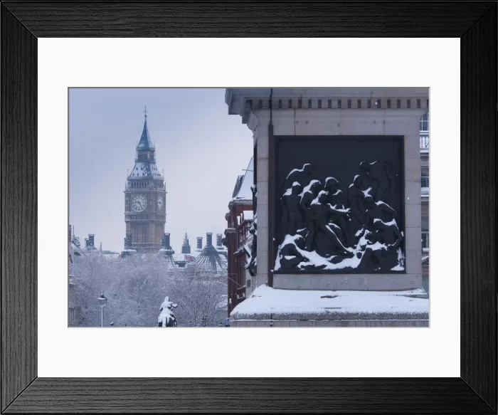 Framed Print : UK, England, London, Trafalgar Square and Big Ben Framed Print : UK, England, London, Trafalgar Square and Big Ben