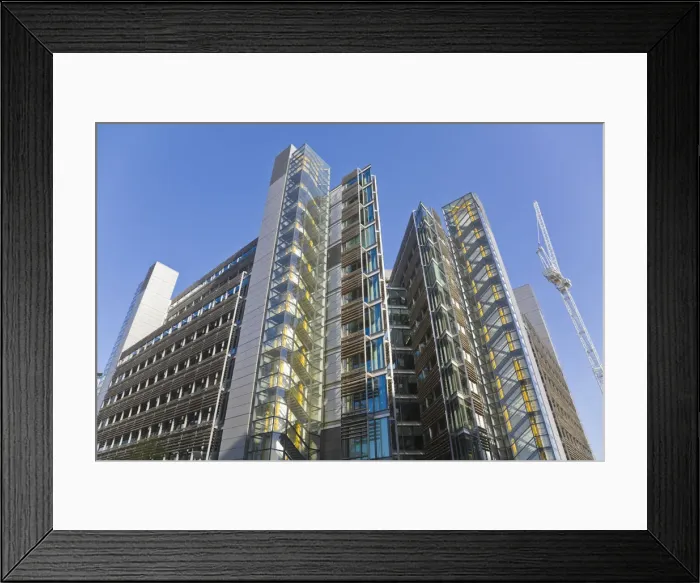 Framed Print : England, London, Paddington, Paddington Basin, Building