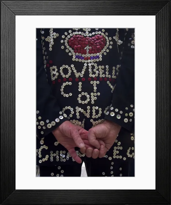 Framed Print : Pearly King and Queens Harvest Festival, London, England, UK