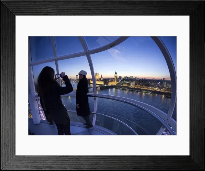 Framed Print : London Eye / Millennium Wheel, London, England Framed Print : London Eye / Millennium Wheel, London, England