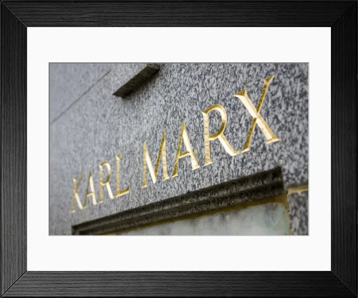 Framed Print : Karl Marx grave, Highgate Cemetery, London, England Framed Print : Karl Marx grave, Highgate Cemetery, London, England