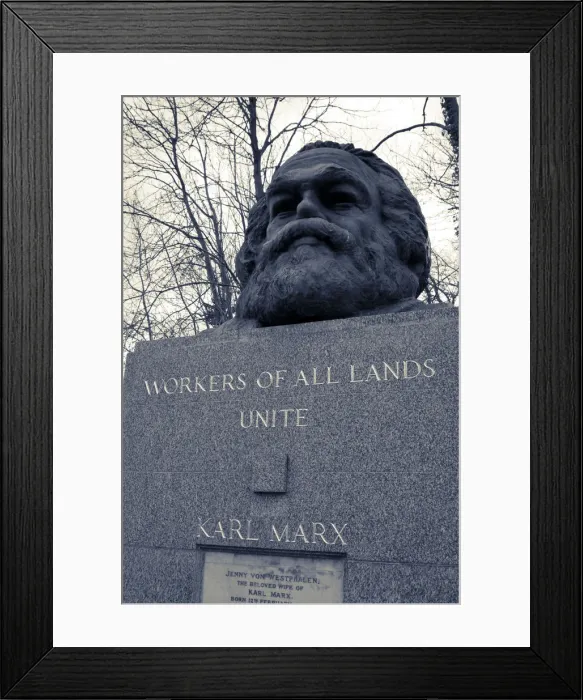 Framed Print : Karl Marx grave, Highgate Cemetery, London, England Framed Print : Karl Marx grave, Highgate Cemetery, London, England