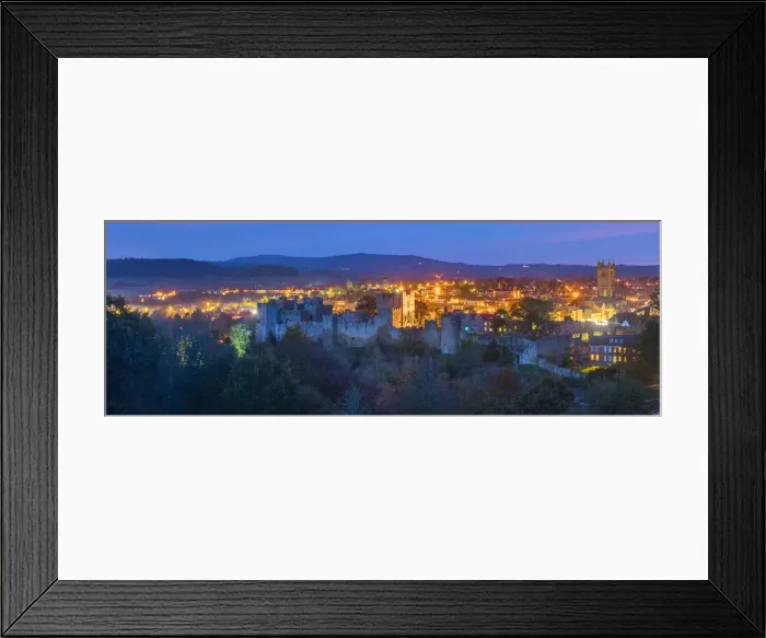Framed Print : UK, England, Shropshire, Ludlow, Ludlow Castle and St Laurences Church Framed Print : UK, England, Shropshire, Ludlow, Ludlow Castle and St Laurences Church