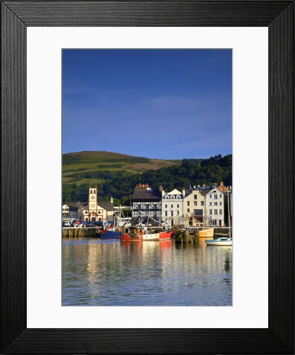 Framed Print : Ramsey Harbour, Ramsey, Isle of Man