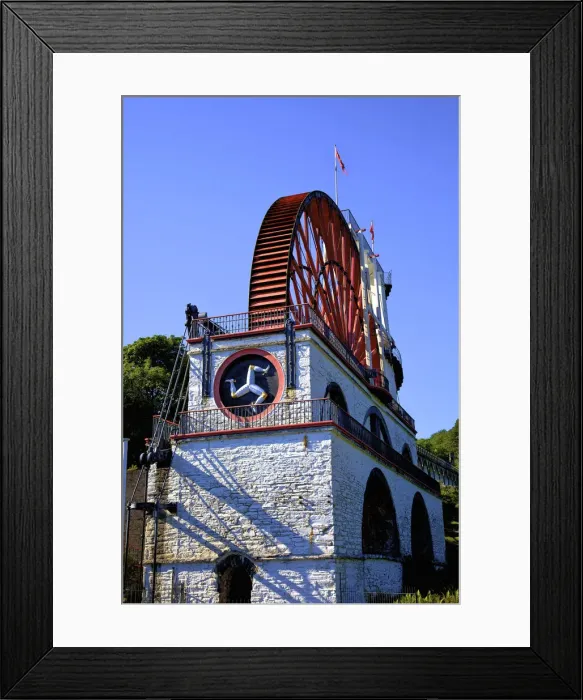 Framed Print : Laxey Wheel, Laxey, Isle of Man Framed Print : Laxey Wheel, Laxey, Isle of Man