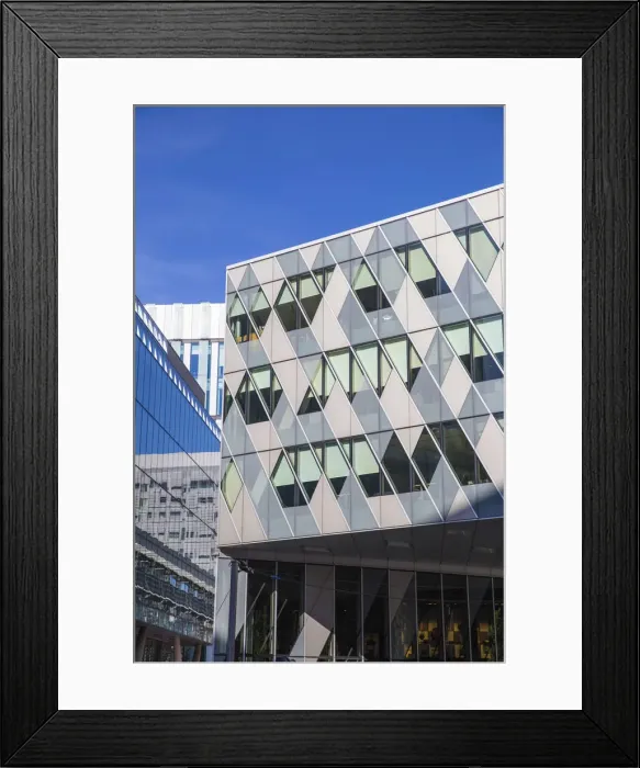 Framed Print : UK, England, Manchester, Modern buildings at Spinningfields Framed Print : UK, England, Manchester, Modern buildings at Spinningfields