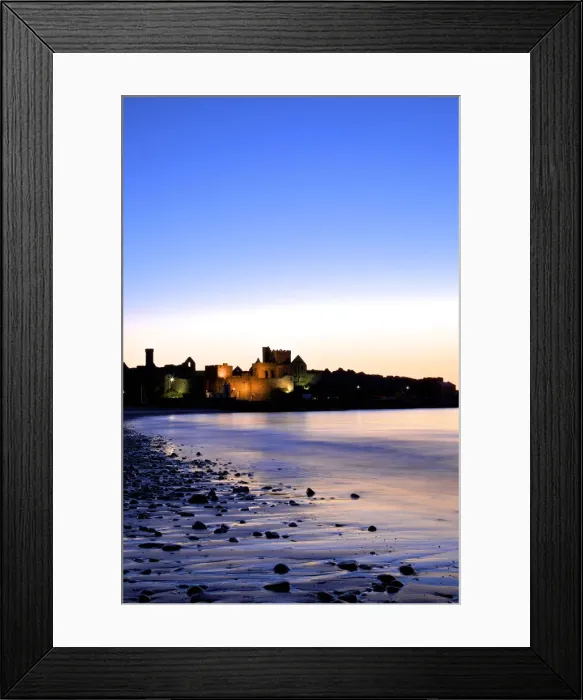 Framed Print : Peel Castle at Dusk, St. Patricks Isle, Isle of Man Framed Print : Peel Castle at Dusk, St. Patricks Isle, Isle of Man