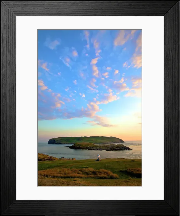 Framed Print : The Sound and Calf of Man, Port St Mary, Isle of Man Framed Print : The Sound and Calf of Man, Port St Mary, Isle of Man