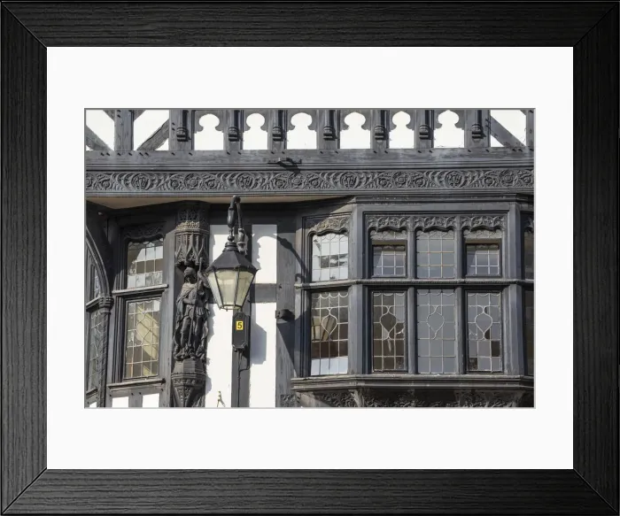 Framed Print : United Kingdom, England, Cheshire, Chester, Tudor buildings on Eastgate Street Framed Print : United Kingdom, England, Cheshire, Chester, Tudor buildings on Eastgate Street