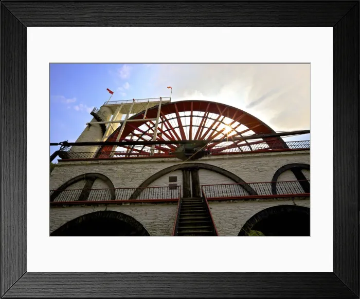 Framed Print : Laxey Wheel, Laxey, Isle of Man Framed Print : Laxey Wheel, Laxey, Isle of Man