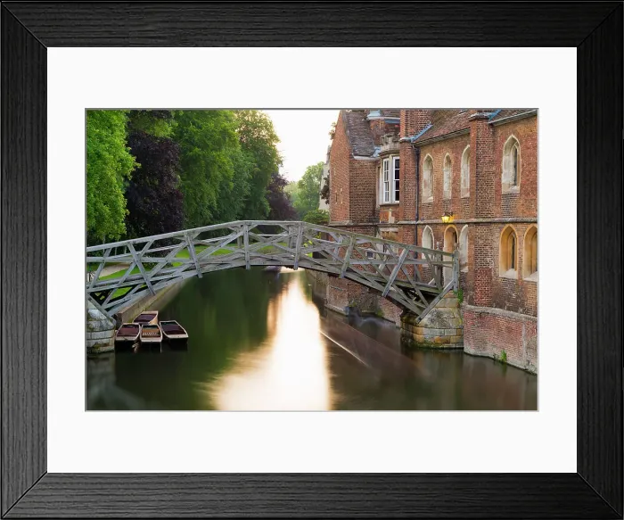Framed Print : UK, England, Cambridge, Queens College, The Mathematical Bridge over River Cam Framed Print : UK, England, Cambridge, Queens College, The Mathematical Bridge over River Cam