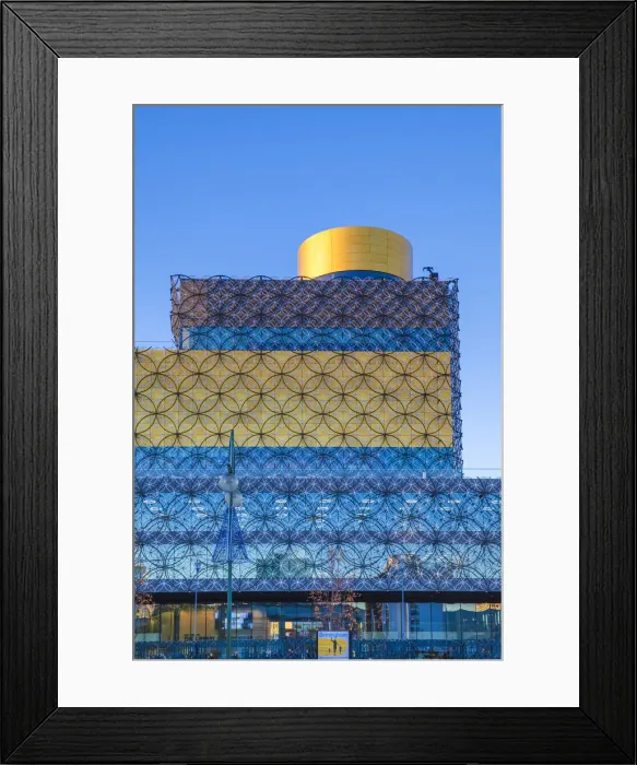 Framed Print : UK, England, West Midlands, Birmingham, Broad Street, Centenary Square, The Libary Framed Print : UK, England, West Midlands, Birmingham, Broad Street, Centenary Square, The Libary