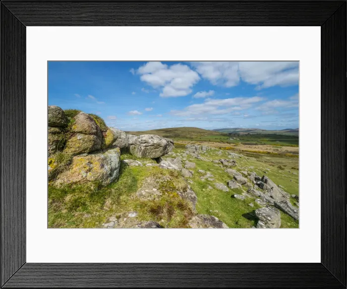 Framed Print : Sharp Tor, Dartmoor National Park, Devon, England, UK Framed Print : Sharp Tor, Dartmoor National Park, Devon, England, UK