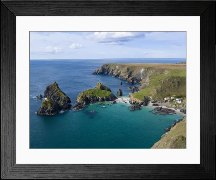 Framed Print : United Kingdom, Cornwall, The Lizard, Rocky coastline and beaches at Kynance Cove Framed Print : United Kingdom, Cornwall, The Lizard, Rocky coastline and beaches at Kynance Cove