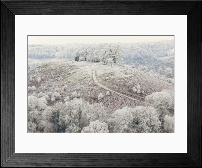 Framed Print : Uley Bury from Downham hill, Gloucestershire, UK Framed Print : Uley Bury from Downham hill, Gloucestershire, UK