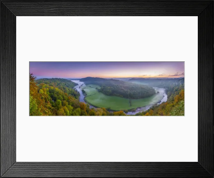 Framed Print : UK, England, Herefordshire, view north along River Wye from Symonds Yat Rock Framed Print : UK, England, Herefordshire, view north along River Wye from Symonds Yat Rock