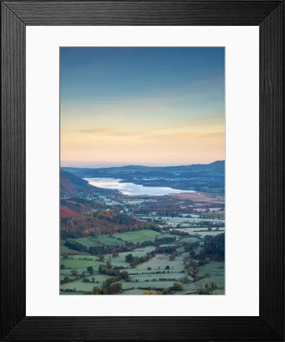 Framed Print : UK, England, Cumbria, Lake District, Bassenthwaite Lake