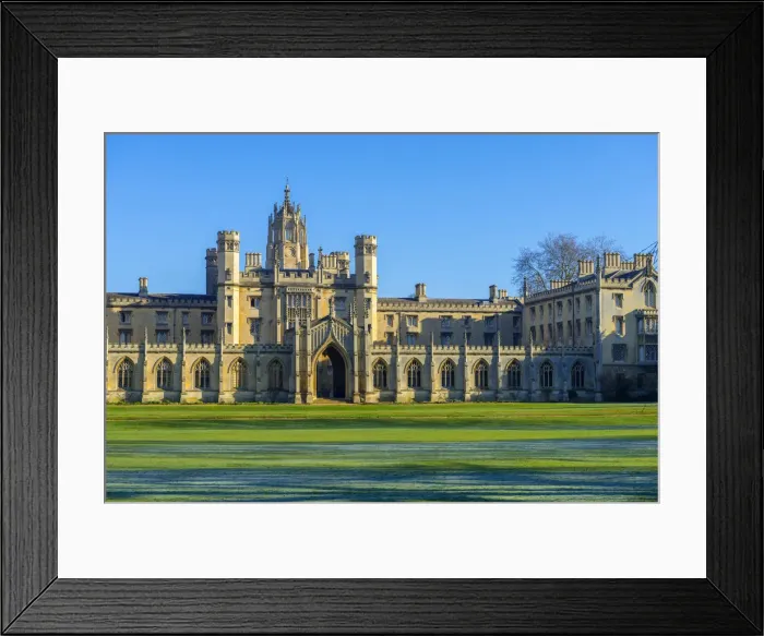Framed Print : UK, England, Cambridge, University of Cambridge, St. Johns College Framed Print : UK, England, Cambridge, University of Cambridge, St. Johns College