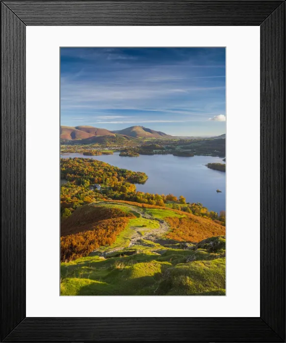 Framed Print : UK, England, Cumbria, Lake District, Derwentwater, Blencathra mountain above Keswick Framed Print : UK, England, Cumbria, Lake District, Derwentwater, Blencathra mountain above Keswick