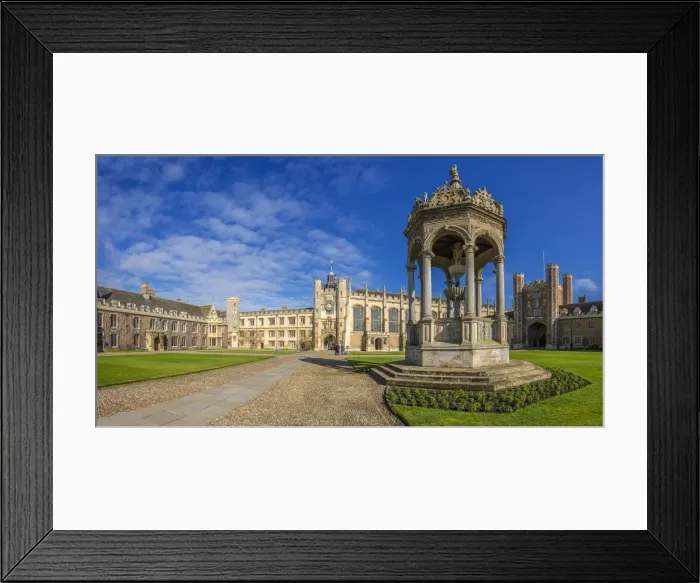 Framed Print : UK, England, Cambridge, University of Cambridge, Trinity College, Great Court Framed Print : UK, England, Cambridge, University of Cambridge, Trinity College, Great Court