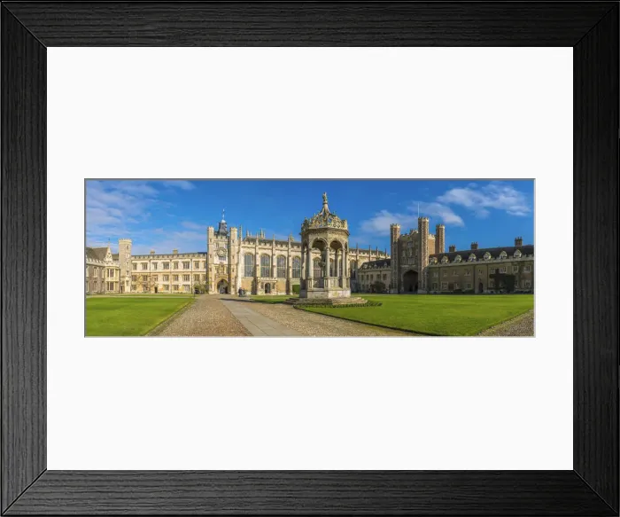 Framed Print : UK, England, Cambridge, University of Cambridge, Trinity College, Great Court Framed Print : UK, England, Cambridge, University of Cambridge, Trinity College, Great Court