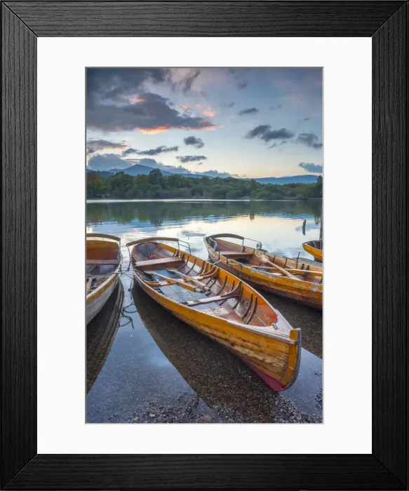 Framed Print : UK, England, Cumbria, Lake District, Derwentwater, Keswick, Rowing Boats for hire Framed Print : UK, England, Cumbria, Lake District, Derwentwater, Keswick, Rowing Boats for hire