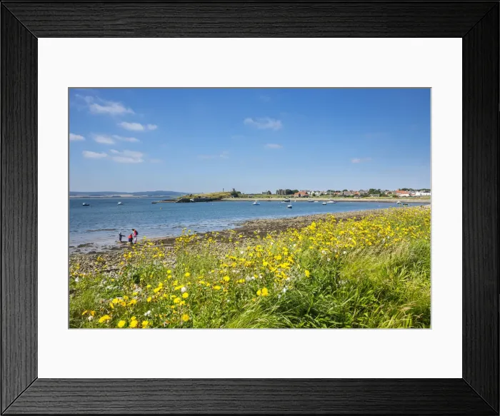 Framed Print : Holy Island, Northumberland, England, UK Framed Print : Holy Island, Northumberland, England, UK
