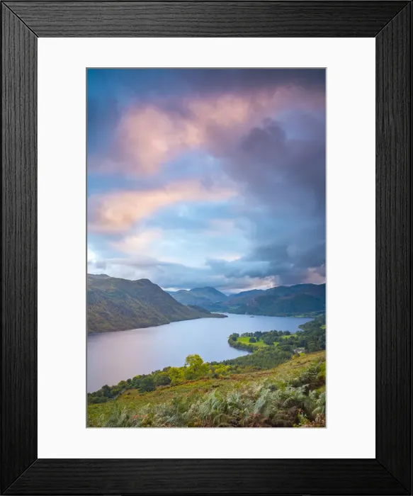 Framed Print : UK, England, Cumbria, Lake District, Ullswater Framed Print : UK, England, Cumbria, Lake District, Ullswater